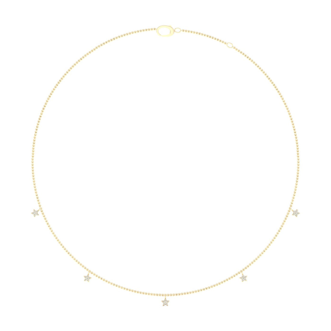 0.20CTW Star Fashion Lab Grown Diamond Chain For Women