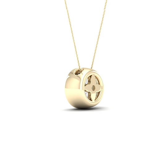 1.50 CTW Lab Grown Diamond Bezel Set Pendant