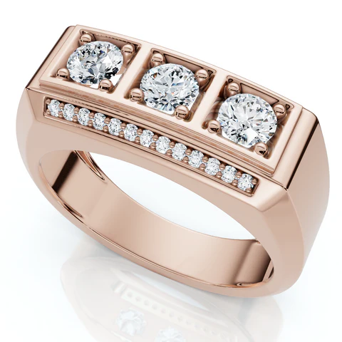 1 CTW Lab Grown Diamond Mens Ring