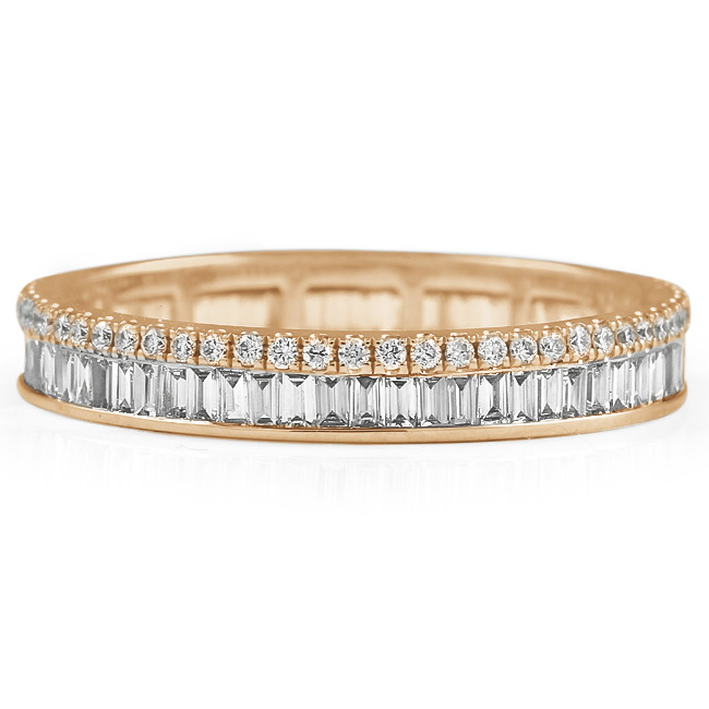 14k White Gold Alternative Lab Grown Diamond Band