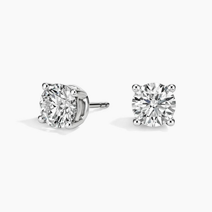 4 Prong 2 ct. Lab Grown Diamond Stud Earrings