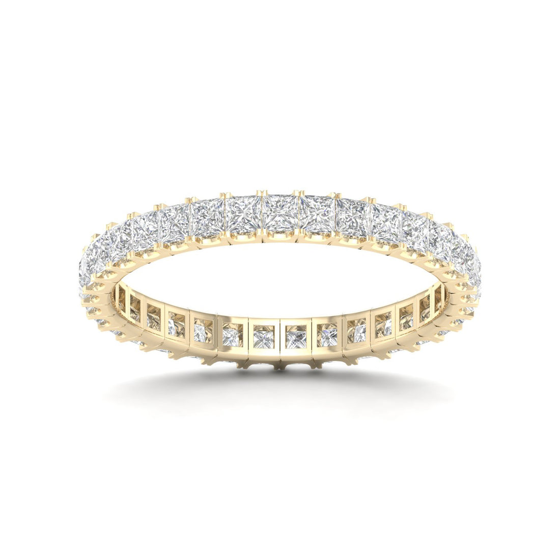 1 CTW Princess Eternity Lab Grown diamond Wedding Band