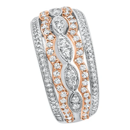 0.50 CTW Lab Grown Diamond Art Deco Engagement Ring