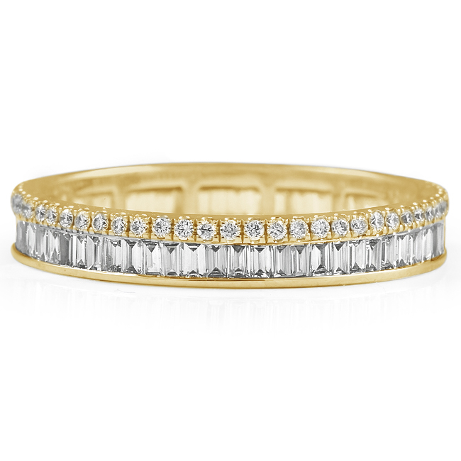 14k White Gold Alternative Lab Grown Diamond Band