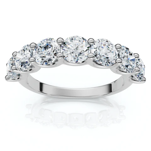 3 CTW Lab Grown Diamond 7-Stone Engagement Ring