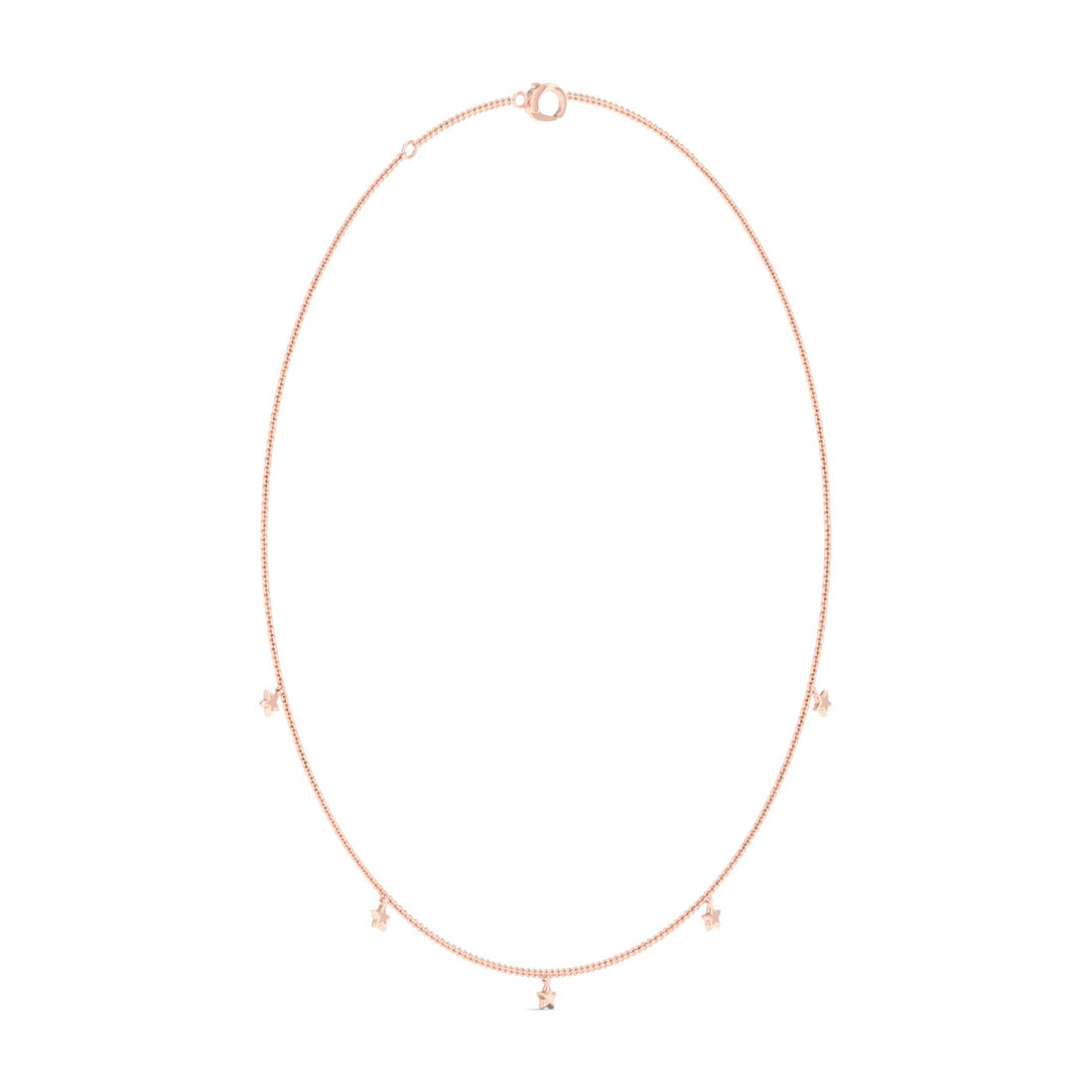 0.20CTW Star Fashion Lab Grown Diamond Chain For Women