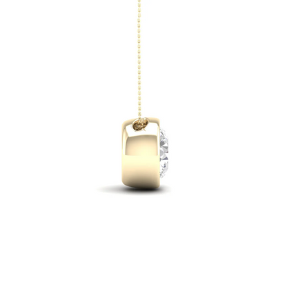 1.50 CTW Lab Grown Diamond Bezel Set Pendant