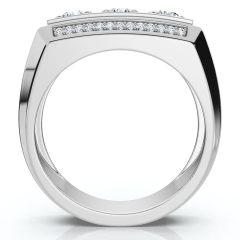 1 CTW Lab Grown Diamond Mens Ring