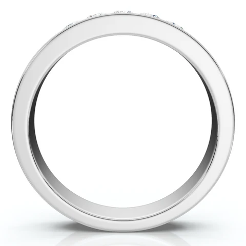 0.25 CTW Lab Grown Diamond Channel Set Men's Ring