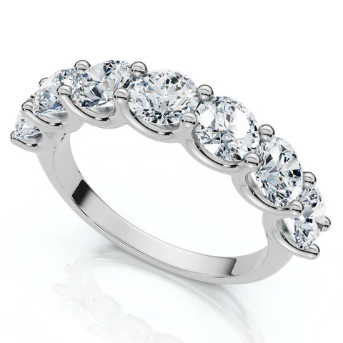 3 CTW Lab Grown Diamond 7-Stone Engagement Ring