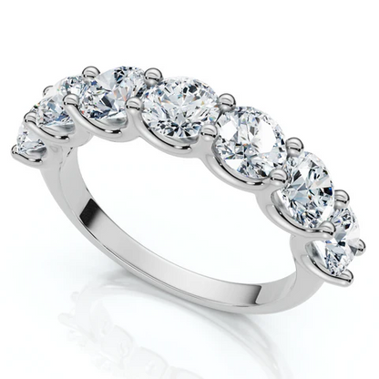 3 CTW Lab Grown Diamond 7-Stone Engagement Ring