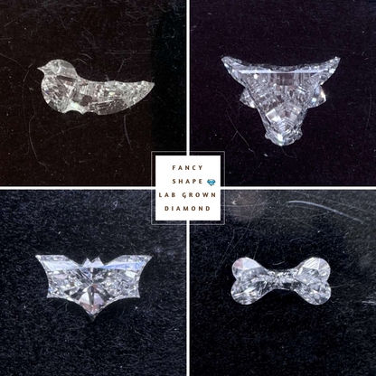 Antique Flower Fancy Shape Lab Grown Loose Diamond  customdiamjewel   