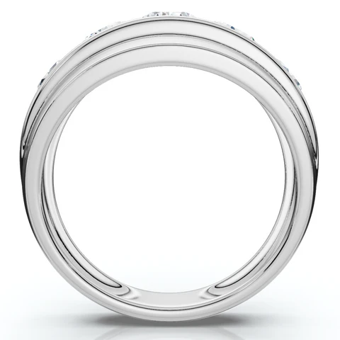 2 CTW Lab Grown Diamond Wedding Ring For Men
