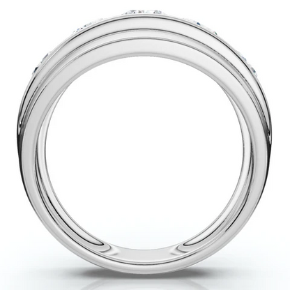 2 CTW Lab Grown Diamond Wedding Ring For Men