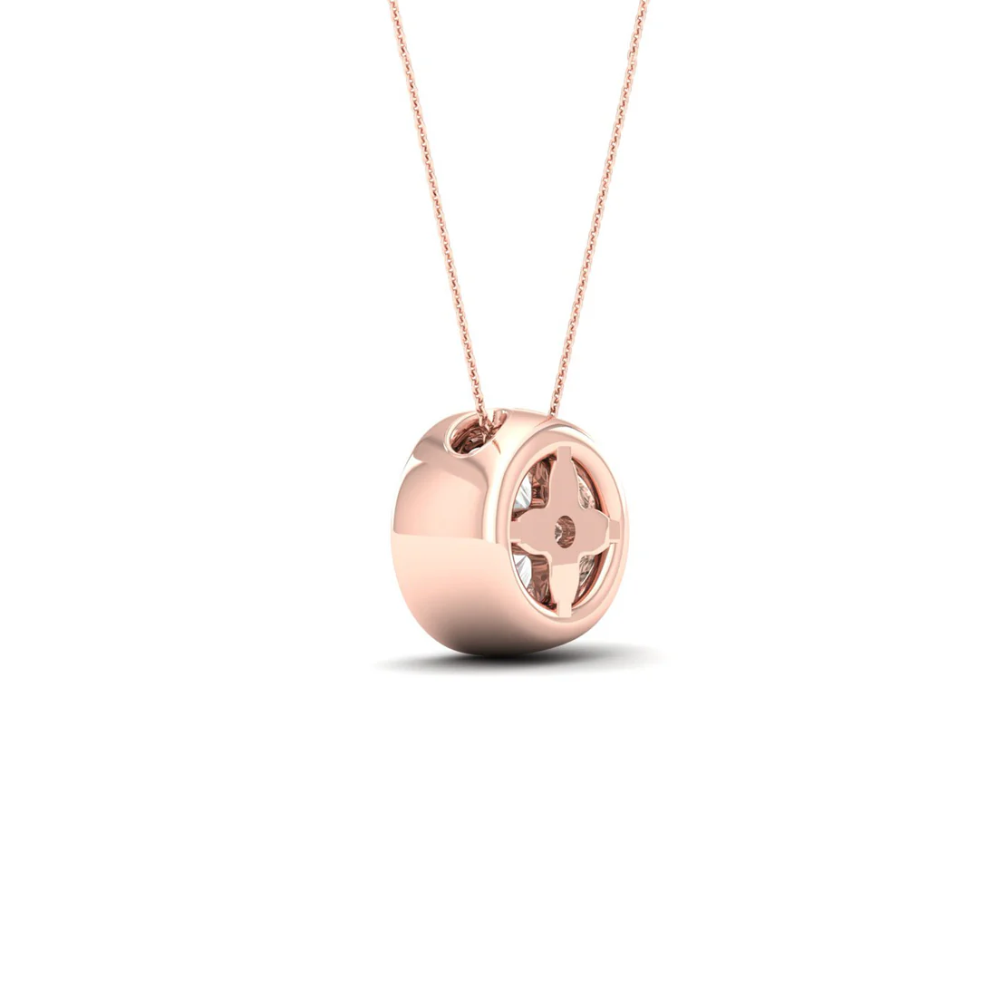 1.50 CTW Lab Grown Diamond Bezel Set Pendant