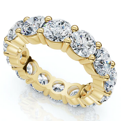 5 CTW Lab Grown Diamond Eternity Gold Wedding Band