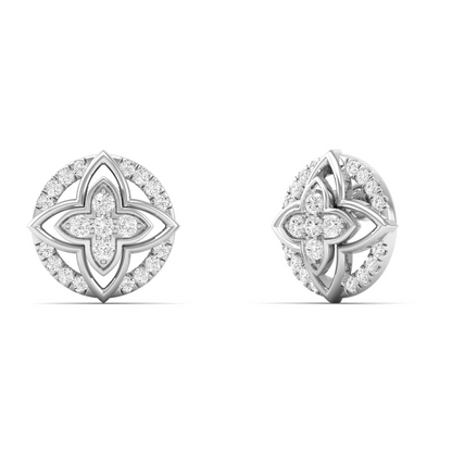 0.23 CTW Lab Grown Diamond Flower Stud Earring