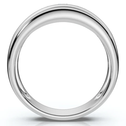 0.625 CTW Lab Grown Diamond 6-Stone Polished Wedding Ring