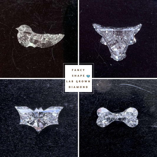 Lozenge cut Lab Grown Loose Diamond  customdiamjewel   
