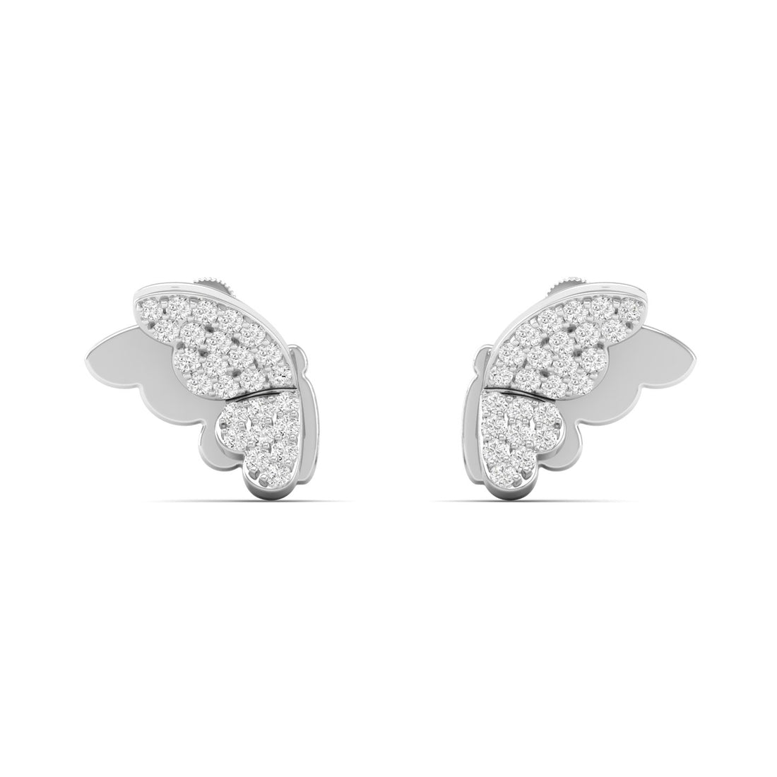 0.18 CTW Lab Grown Diamond Unique Butterfly Earring