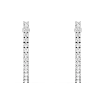 0.18 CTW Lab Grown Diamond Huggie Earring