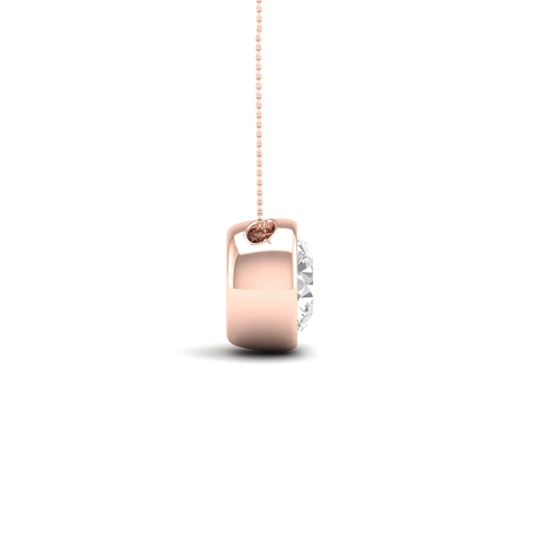 1.50 CTW Lab Grown Diamond Bezel Set Pendant