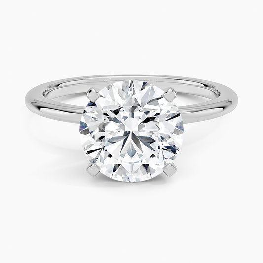 2 1/2 CT Two Ton Lab Grown Diamond Solitaire Ring