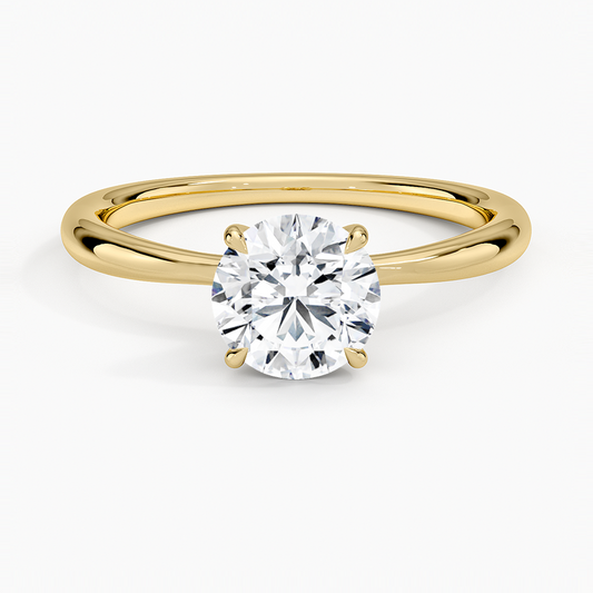 1 CT Solitaire Lab Grown Diamond Engagement Ring