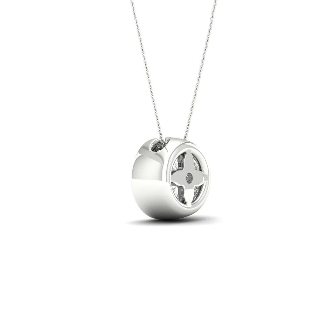 1.50 CTW Lab Grown Diamond Bezel Set Pendant