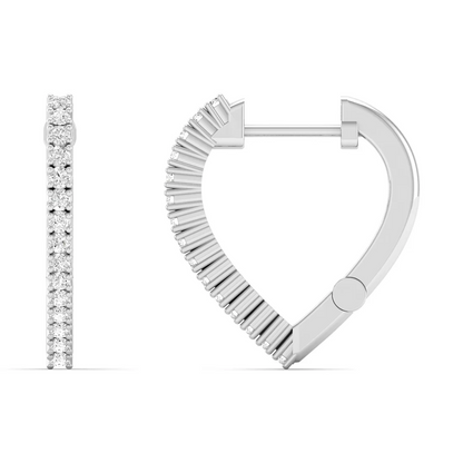 0.18 CTW Lab Grown Diamond Huggie Earring