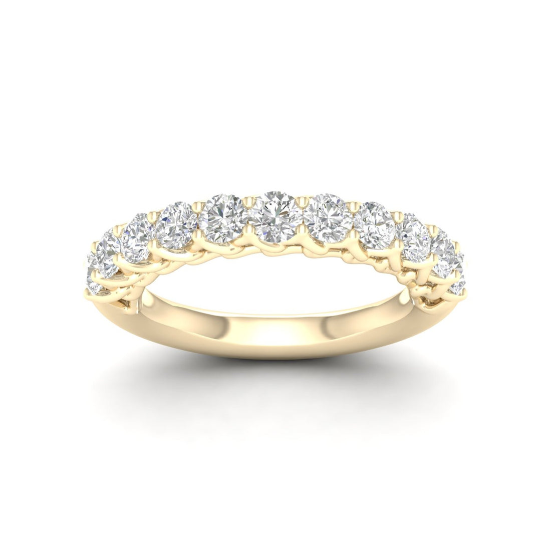 1 CTW Entwine Anniversary Lab Grown Weddign Band