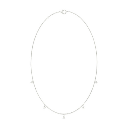 0.20CTW Star Fashion Lab Grown Diamond Chain For Women