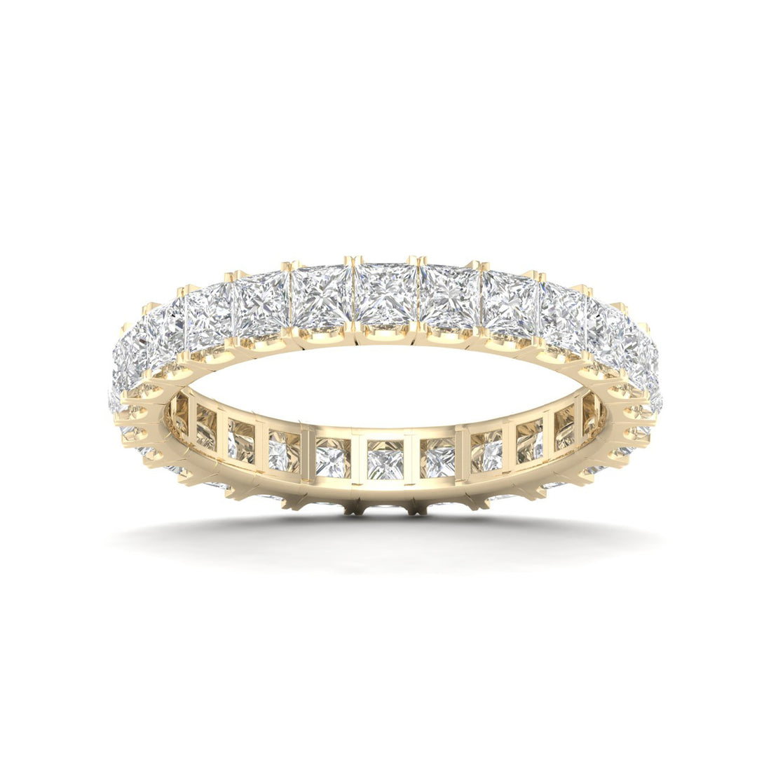 2 CTW Princess Eternity Lab Grown Diamond Wedding Band
