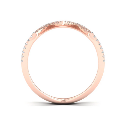 0.30Ctw Lab Grown Diamond Triangle Shape Band