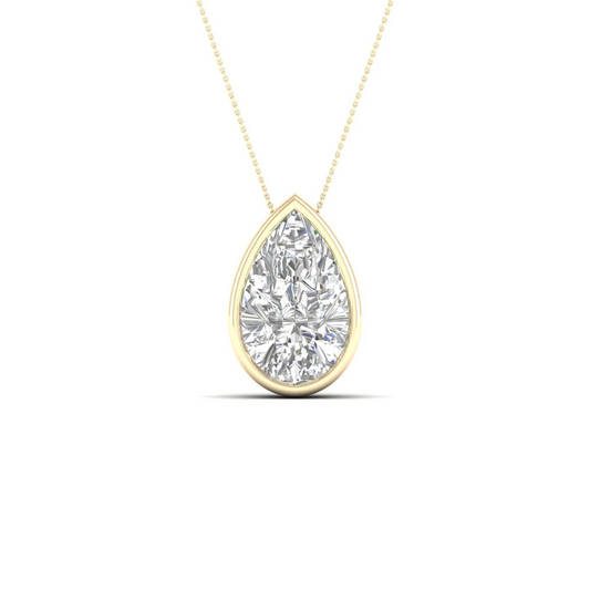 2 CTW Lab Grown Diamond Solitaire Pendant