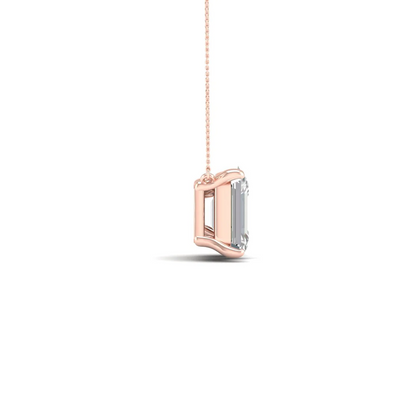 2.30 CTW Lab Grown Diamond Emerald Oval Cut Pendant