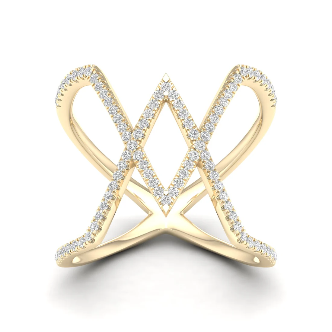 0.30Ctw Lab Grown Diamond Triangle Shape Band