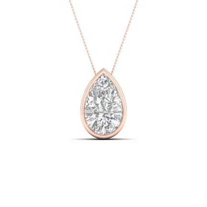 2 CTW Lab Grown Diamond Solitaire Pendant