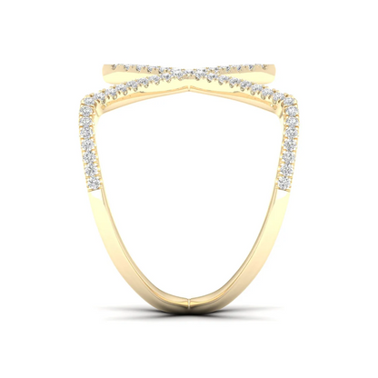 0.30Ctw Lab Grown Diamond Triangle Shape Band