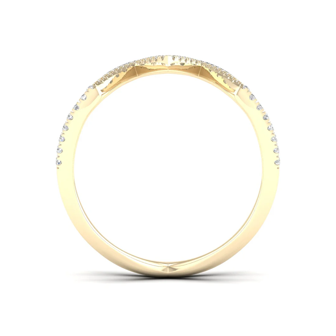 0.30Ctw Lab Grown Diamond Triangle Shape Band