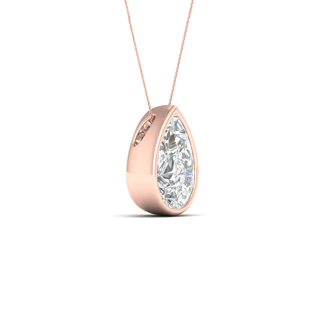 2 CTW Lab Grown Diamond Solitaire Pendant