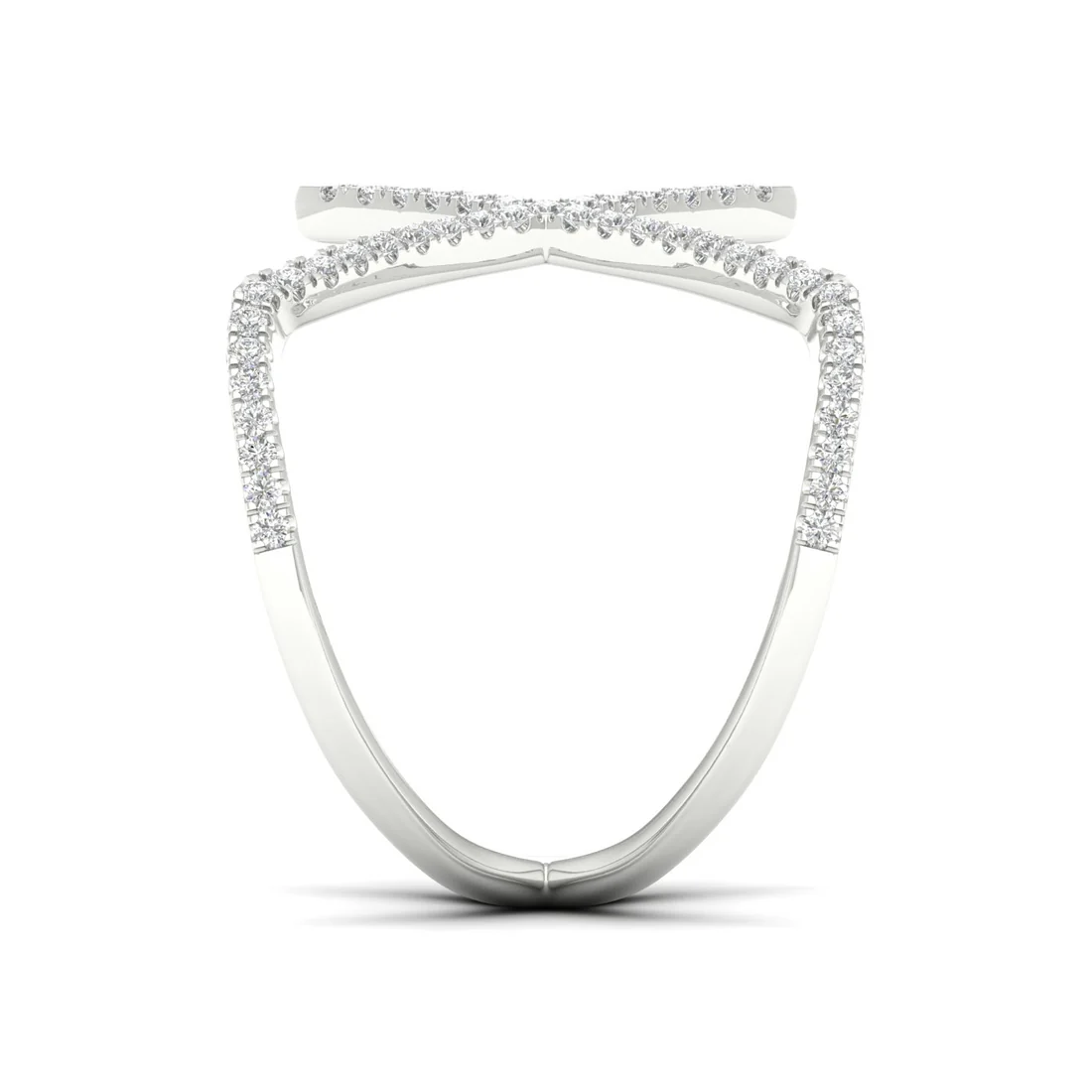 0.30Ctw Lab Grown Diamond Triangle Shape Band