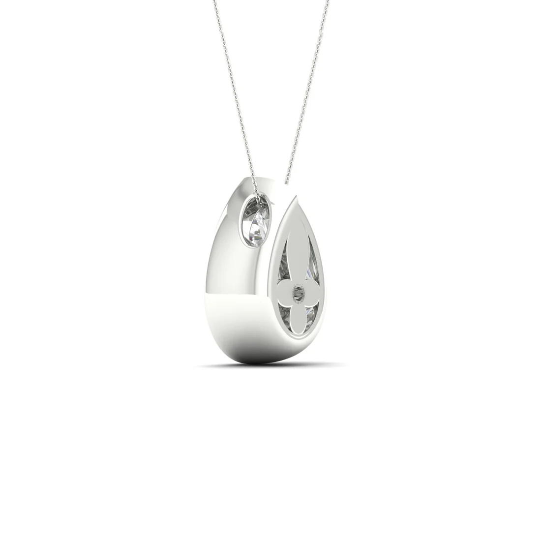 2 CTW Lab Grown Diamond Solitaire Pendant
