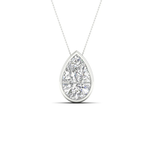 2 CTW Lab Grown Diamond Solitaire Pendant