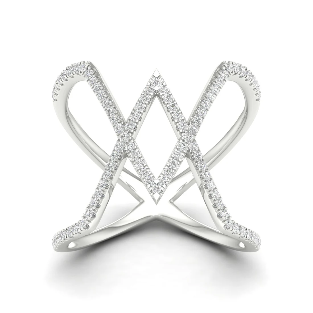 0.30Ctw Lab Grown Diamond Triangle Shape Band