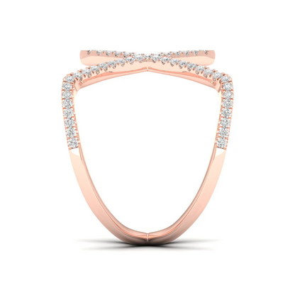 0.30Ctw Lab Grown Diamond Triangle Shape Band