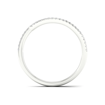 0.18ctw Lab Grown Diamond Unique Wedding Band