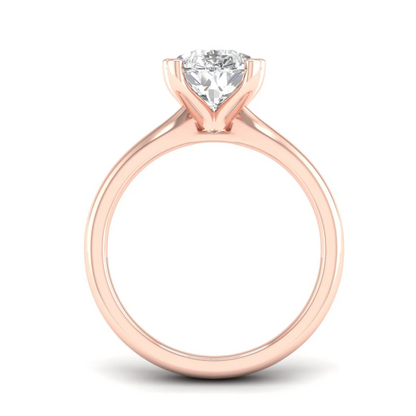 3 CT Antique Pear Lab Grown Diamond Solitaire Ring For Women