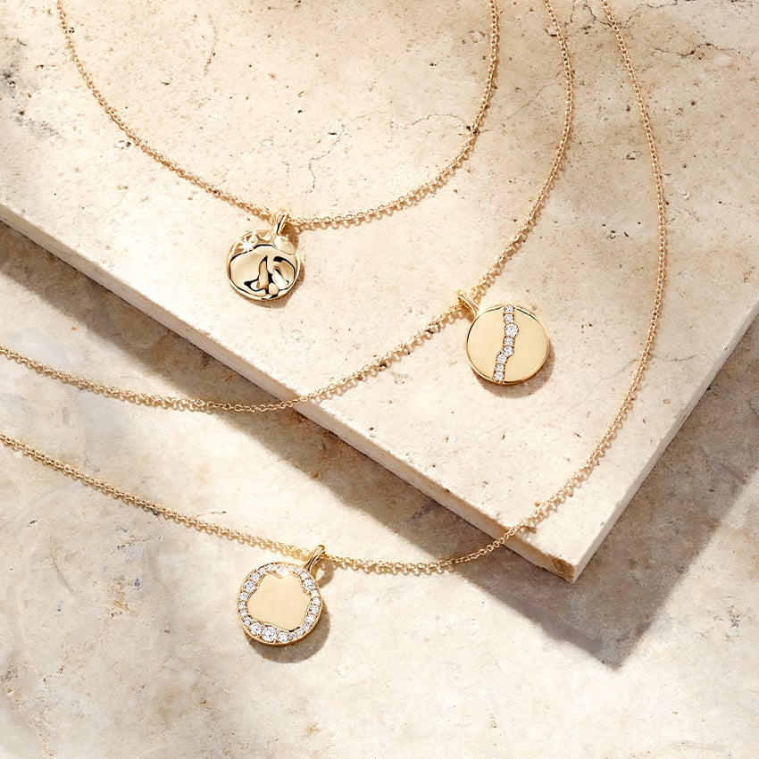 1/8 CTW Lab Grown Diamond Fairmined Tierra Pendant
