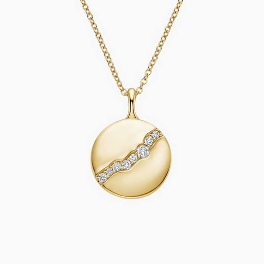 1/8 CTW Lab Grown Diamond Fairmined Tierra Pendant